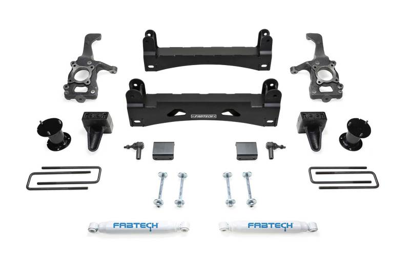 Système de base Fabtech 15-20 Ford F150 2WD 6 pouces avec amortisseurs de performance