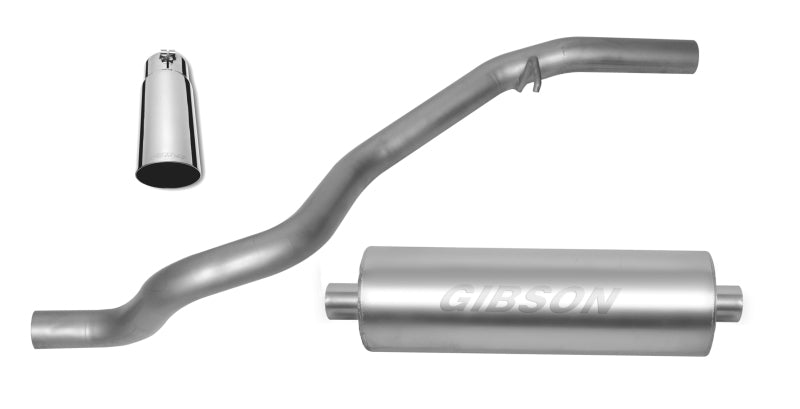 Échappement simple Cat-Back de 2,5 pouces pour Jeep Grand Cherokee Laredo 4,0 L de Gibson 96-97 - Acier inoxydable