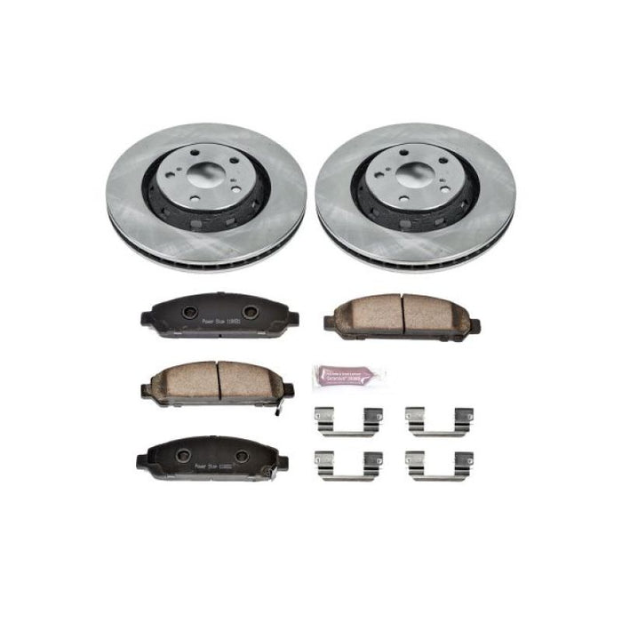 Kit de freins avant Power Stop Autospecialty pour Toyota Venza 09-16