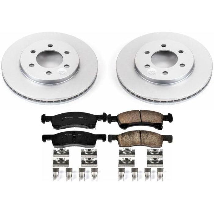 Kit de freins avant Power Stop 02-06 Ford Expedition Z17 Evolution Geomet avec revêtement