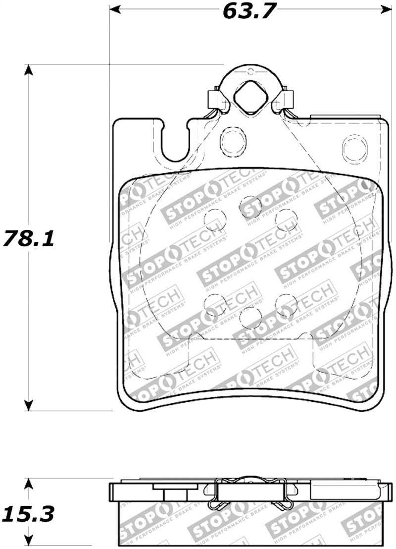 Plaquettes de frein StopTech Street Touring