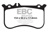 Plaquettes de frein avant Redstuff EBC 10-11 Mercedes-Benz CL550 5.5 AMG Sport Pkg