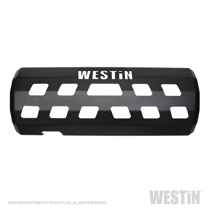 Plaque de protection du silencieux Westin 18-22 Jeep Wrangler JL (sauf 4xe) - Tex. Blk