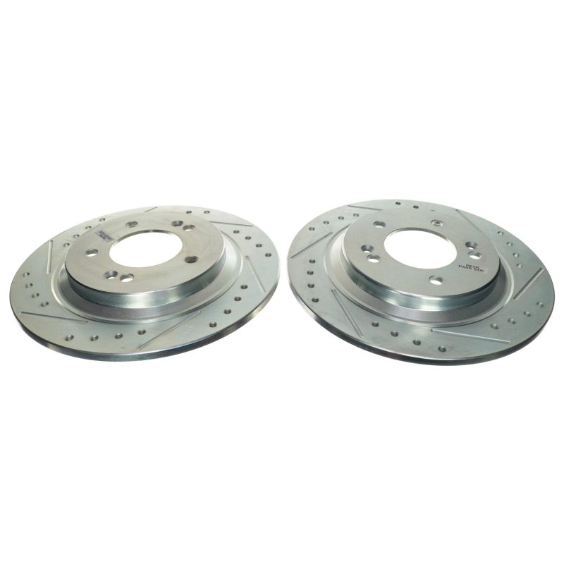 Power Stop 21-22 Kia K5 Rear Drilled & Slotted Rotor (Pair)