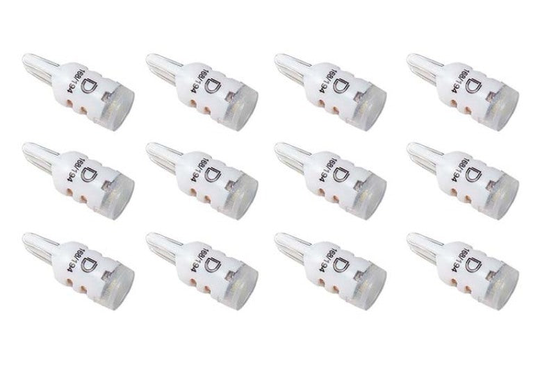 Ampoule LED Diode Dynamics 194 HP5 LED Blanc chaud Lot de 12