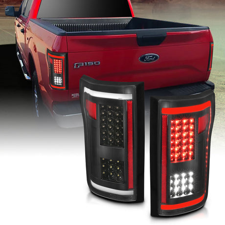 Feux arrière à LED ANZO 2015-2017 Ford F-150 Noir