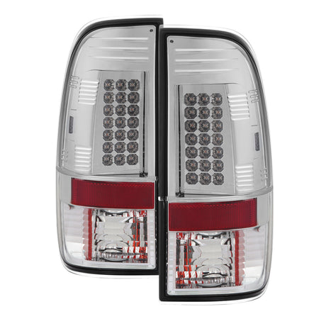 Feux arrière LED latéraux Spyder Ford F150 97-03/F250/350/450 Super Duty 99-07 Chrm ALT-YD-FF15097-LED-C