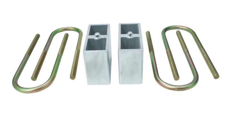 Blocs d'abaissement arrière et boulons en U MaxTrac 82-04 Chevrolet S10 2WD 4 pouces