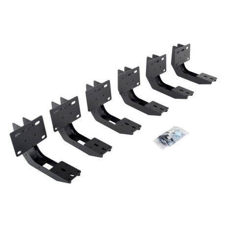Supports de montage pour Ram 1500 Crew Cab 4DR 19-22 Go Rhino (série V V3/RB10 Slim/RB20 Slim) - Tex. Blk