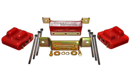 Supports de moteur et de transmission rouges Energy Suspension 88-94 GM Blazer 4WD K Series; finition zinc