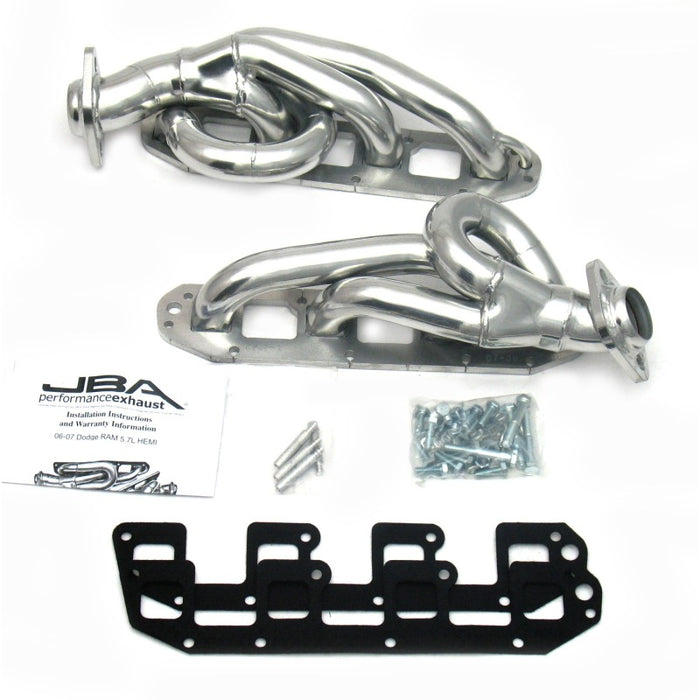 Collecteur d'échappement JBA 03-08 Dodge RAM 5,7 L HEMI 1-5/8 po primaire Silver Ctd Cat4Ward