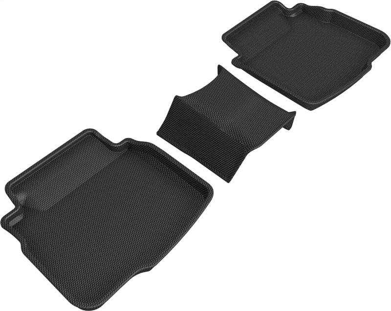 Tapis de sol 3D Maxpider sur mesure Kagu pour Subaru Legacy / Outback 20-22 - 2e rangée (noir)