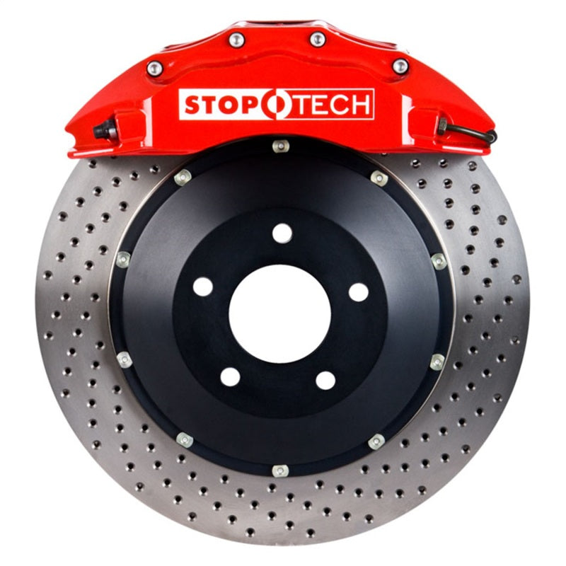 Disques de frein avant percés rouges StopTech BBK 93-98 Toyota Supra ST-60 355x32