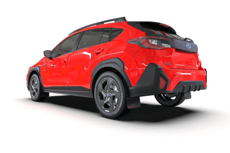 Bavette garde-boue Rally Armor 2024 Subaru Crosstrek Black UR avec logo bleu clair