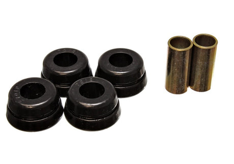 Ensemble de bagues de tige de jambe de force avant noires Energy Suspension 79-94 Toyota Pick Up 2WD (PAS T-100/Tundra)