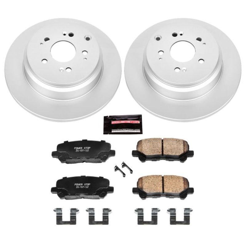 Kit de freins arrière Power Stop 07-13 Acura MDX Z17 Evolution Geomet avec revêtement