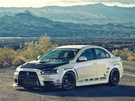 Projecteur Spyder Mitsubishi Lancer/EVO-10 08-14 Modèle halogène - LED Halo DRL Blk PRO-YD-ML08-DRL-BK