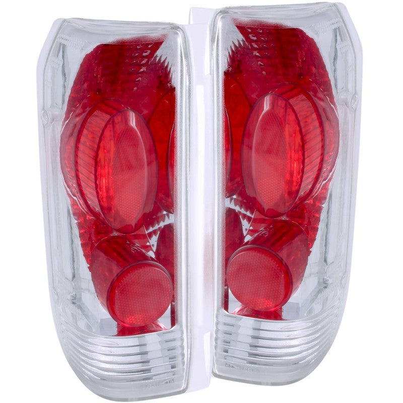 Feux arrière chromés ANZO pour Ford F-150 1989-1996