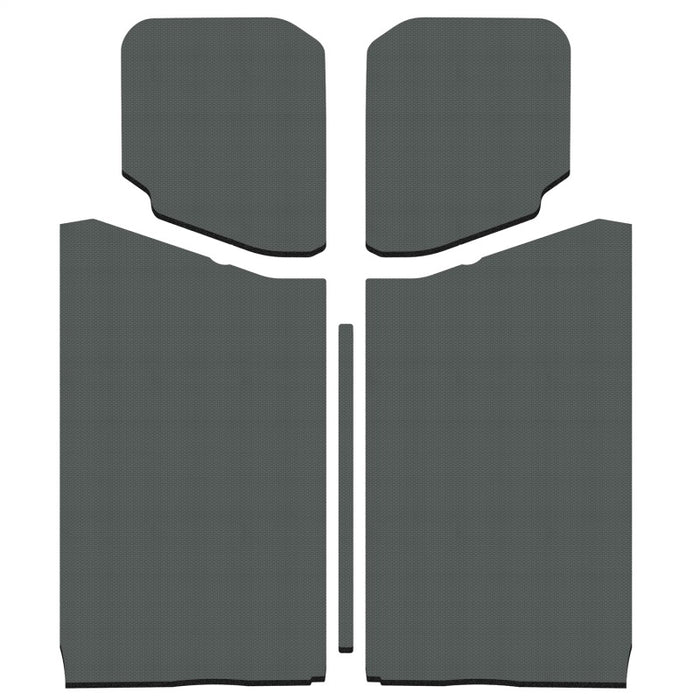 Tapis de toit pour Jeep Wrangler JL 2 portes DEI 18-23 - 5 pièces - Gris