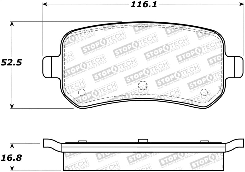 Plaquettes de frein StopTech Street