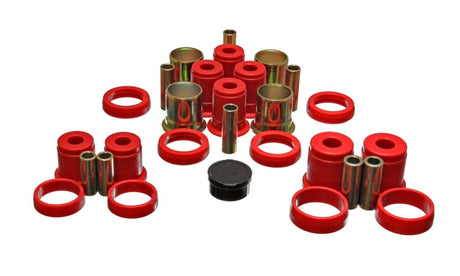Ensemble de bagues de bras de suspension arrière rouge Energy Suspension 72-79 Ford Fairlane/GranTorino/Torino/Elite