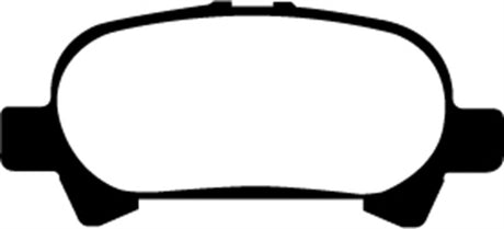Plaquettes de frein arrière EBC 00-04 Toyota Avalon 3.0 Greenstuff