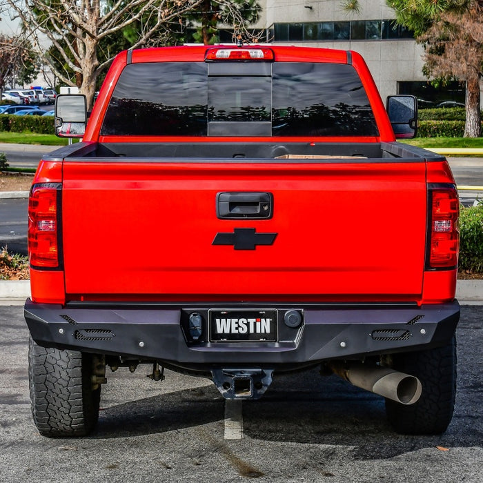 Pare-chocs arrière Westin 14-18 Chevy Silverado 1500 Pro-Series - Noir texturé