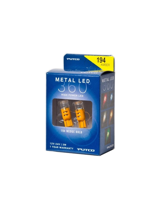 Putco 194 - Métal ambré 360 LED