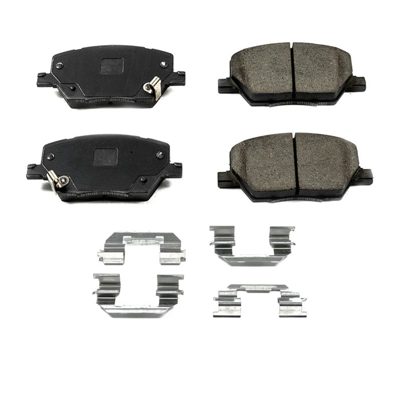 Plaquettes de frein avant Power Stop 16-18 Fiat 500X Z17 Evolution en céramique avec matériel