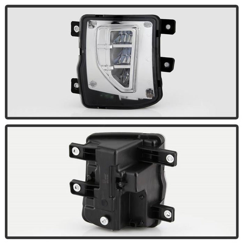 Feu antibrouillard à DEL de style OEM Spyder 16-18 Chevy Silverado 1500 avec interrupteur - Transparent (FL-CSIL16-LED-C)