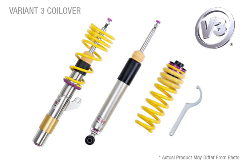 KW Coilover Kit V3 Audi Golf VI R w/o DCC