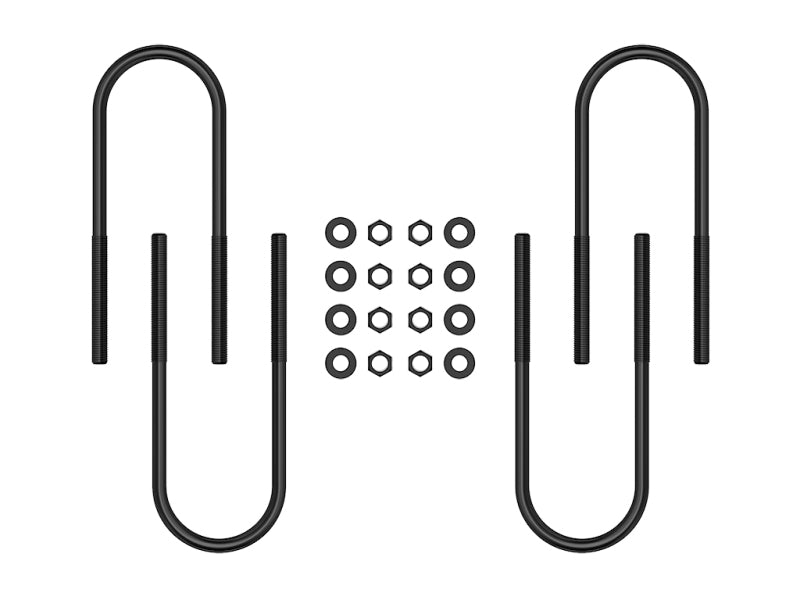 Kit de boulons en U arrière doubles de 12 pouces pour Ford F-250/F-350 ICON 99-10