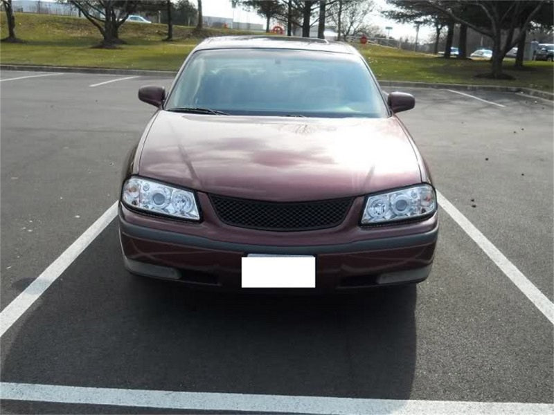 Phares de projecteur Spyder Pontiac GTO 04-06 LED Halo LED Chrome Haut H1 Bas H1 PRO-YD-PGTO04-HL-C