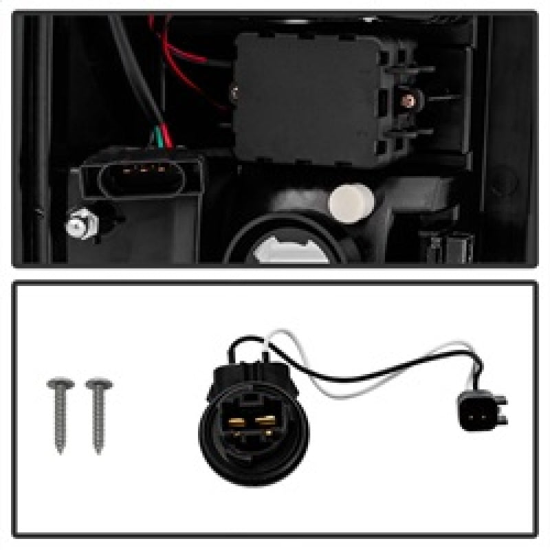 Feux arrière à LED Spyder Dodge Ram 07-08 1500 Version 2 - Rouge transparent ALT-YD-DRAM06V2-LED-RC