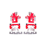 Étriers arrière rouges Power Stop 06-11 Acura CSX avec supports - Paire