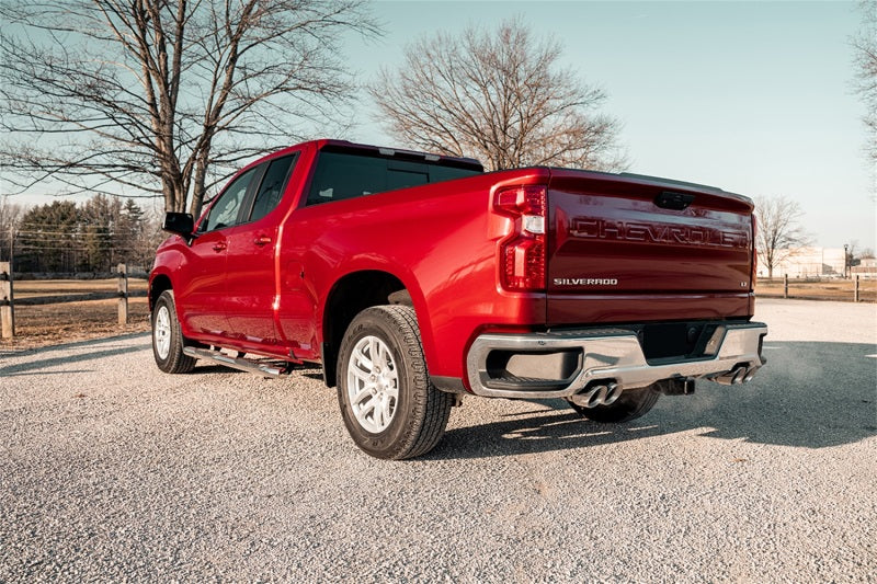 Corsa 19-23 GMC Sierra 1500 Cat-Back Double sortie arrière avec deux embouts Pro-Series polis de 4 pouces