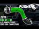 Pusher HD 3" Cold Side Charge Tube for 2017+ Ford F250/350 6.7L Powerstroke w/ Throttle Valve Replacement