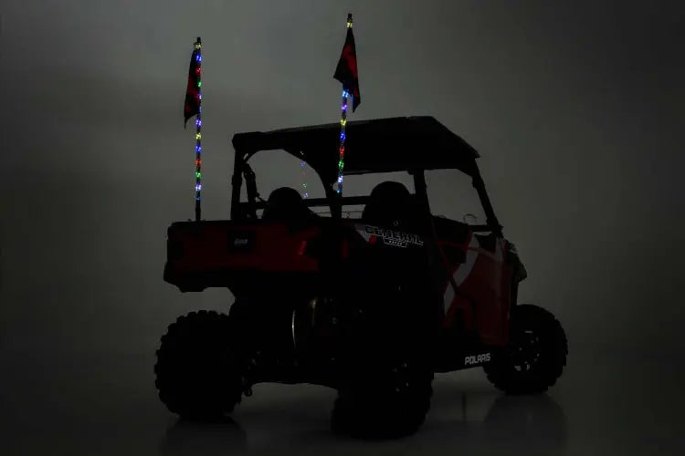MULTI-COLOR LED WHIP | 4' LONG | PAIR Platinum High Performance Solutions, LLC.