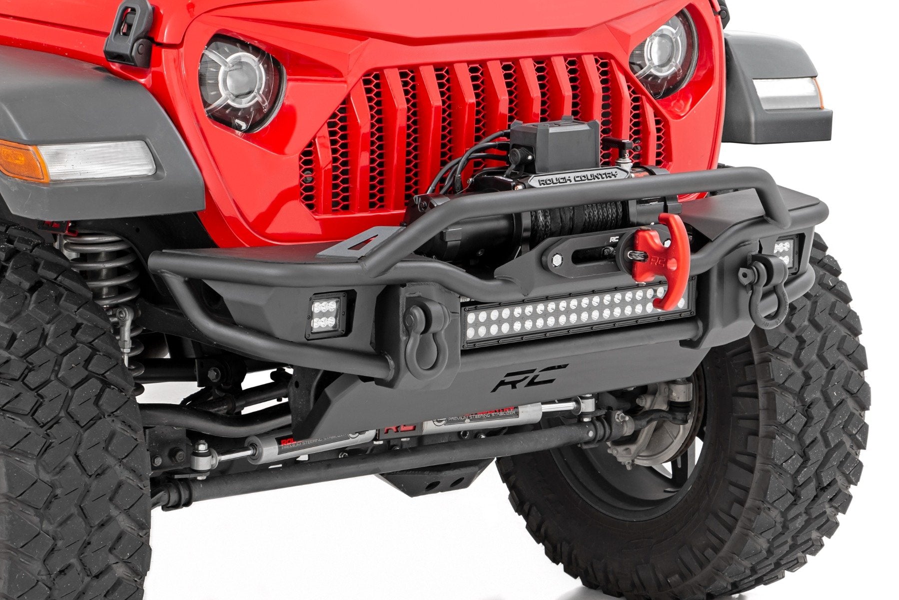 Front Winch Bumper | Tubular | Skid Plate | Jeep Gladiator JT/Wrangler JK & JL 