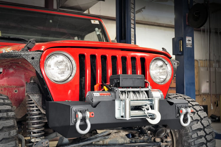 Front Stubby Winch Bumper | Jeep Wrangler TJ (97-06)/Wrangler YJ (87-95) 