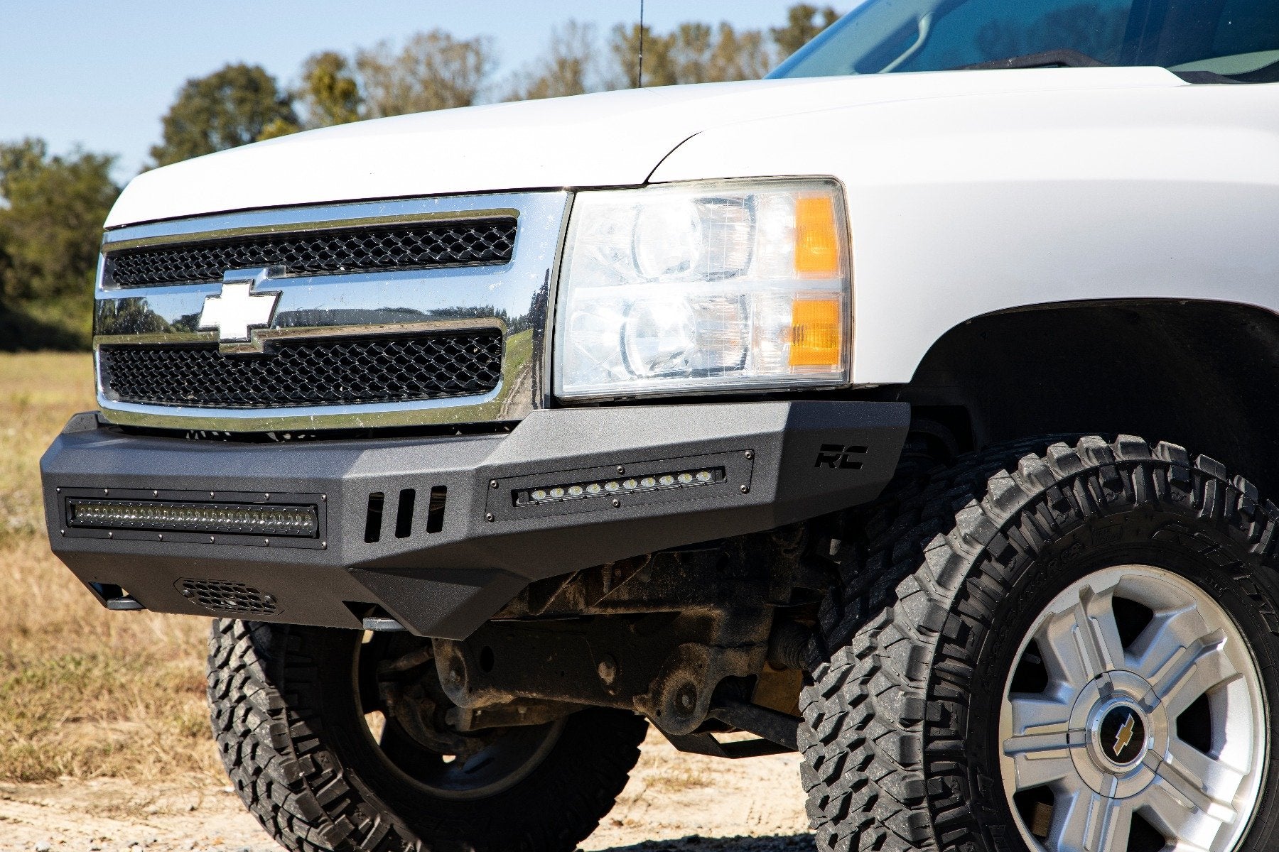 Front High Clearance Bumper | BLK LEDs | Chevy Silverado 1500 (07-13)