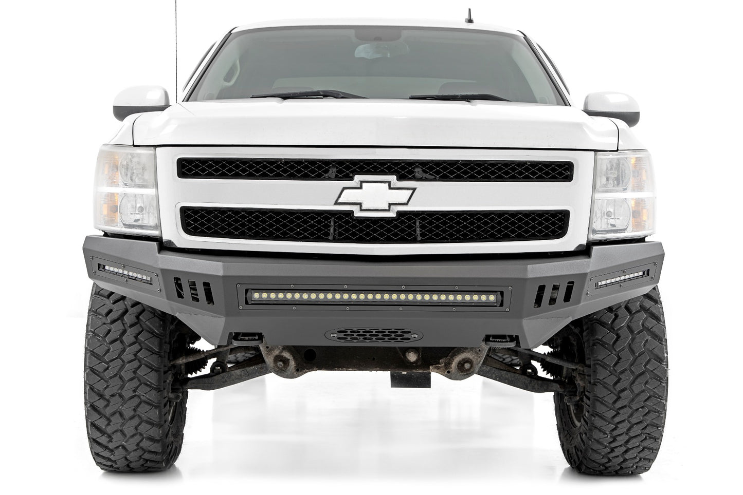 Front High Clearance Bumper | BLK LEDs | Chevy Silverado 1500 (07-13)