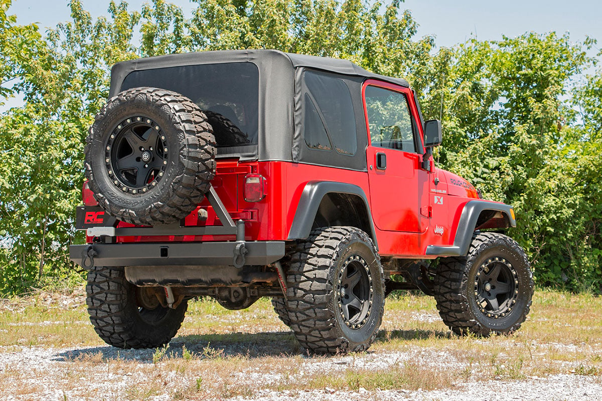 Rear Bumper | Tire Carrier | Jeep Wrangler TJ 4WD (1997-2006)